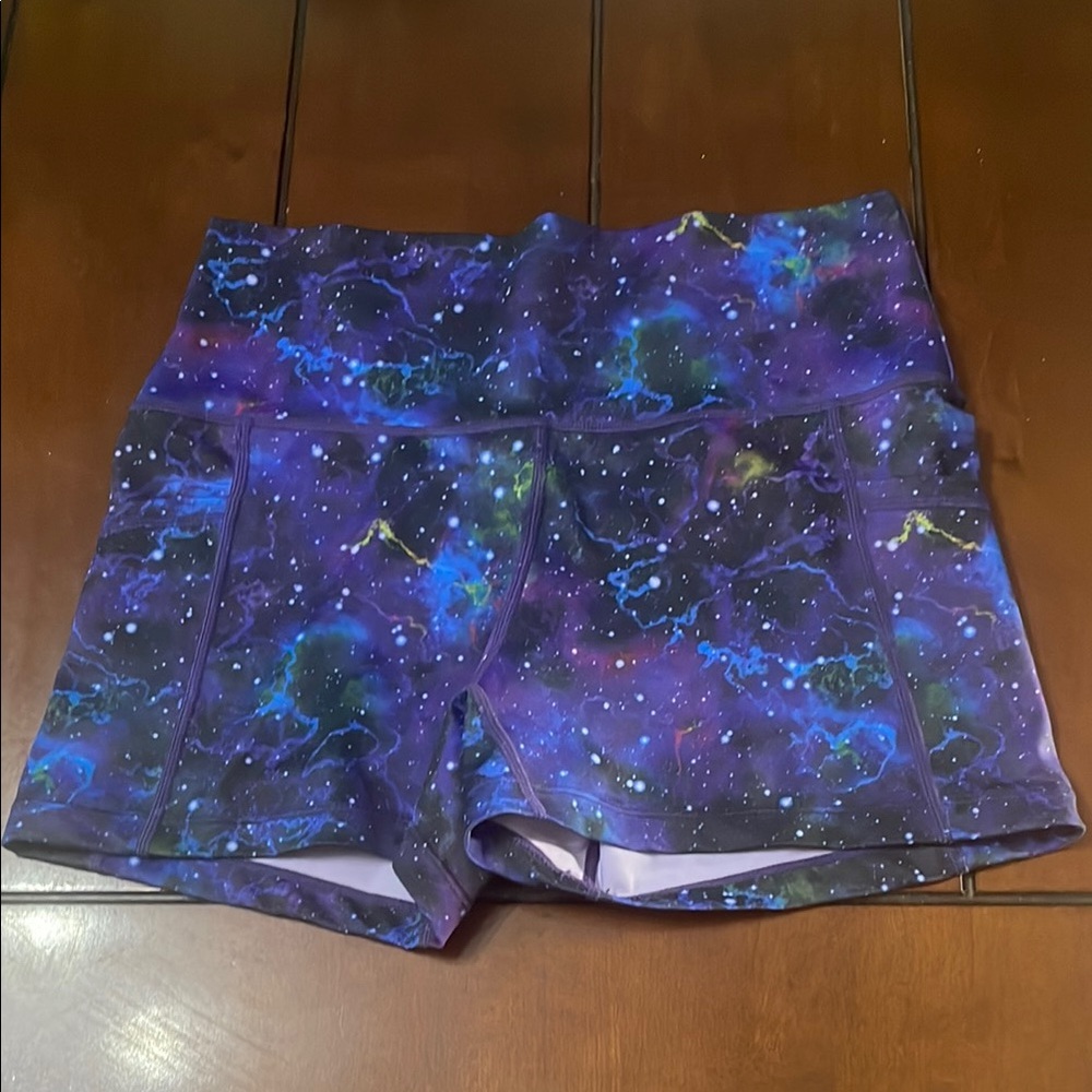 Women's Galaxy Print Shorts